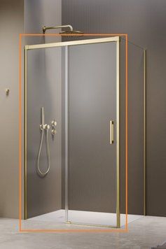 Душові двері Idea 6 Brushed Light Gold KDJ 120 ліві RADAWAY 387042-98-01L фото