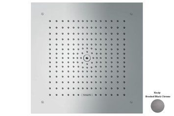 Верхній душ Raindance E 400х400 1jet вбудований, Brushed Black Chrome (26252340) 26252340 фото