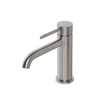 ROUND INOX, Змішувач для умивальника h167 мм, brushed stainless steel (100283347) 100283347 фото