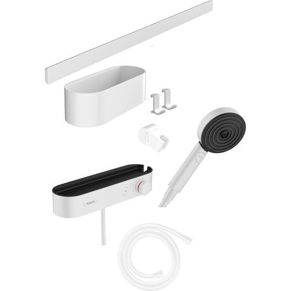 WallStoris Комплект Аксесуарів Activation EcoSmart 7в1 з термостатом, Matt White (24250700) 24250700 фото