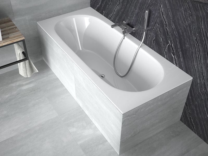 Ванна акрилова VITAE SLIM 180х80 (соло) без ніг #WAV-180-SL фото