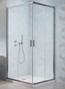 Комплект душова кабіна Alienta C 90х90 піддон Tinos C Compact сифон PB50T RADAWAY 10239090-01-01+S4TIC9090-08+PB50T фото