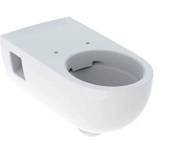 Чаша підвісного унітазу SELNOVA Compact Premium Rimfree,воронкопод.,подовжен. виліт,напівзакрита форма,б/сид 500.693.01.2 фото