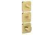 Термостат Axor Citterio C 380/120 для 3-х споживачів, Polished Gold Optic (49710990) 49710990 &ndash; фото 1
