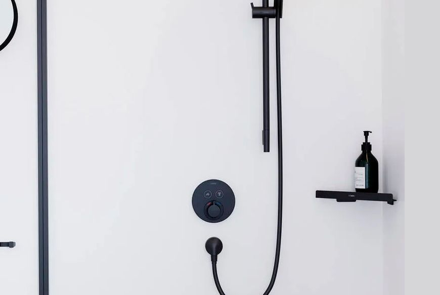 Термостат прихованого монтажу ShowerSelect S на 2 клавіші Matt Black (15743670) 15743670 фото