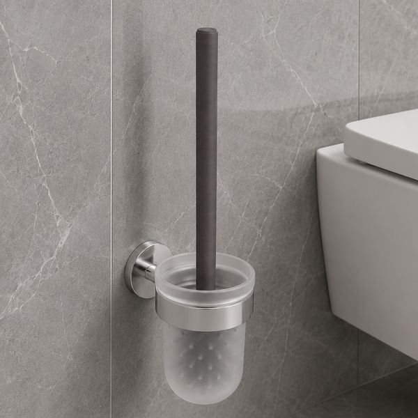 DFL21010501BN Flow Щітка для унітазу з тримачем, підвісний, колір Brushed Nickel PVD DFL21010501BN фото