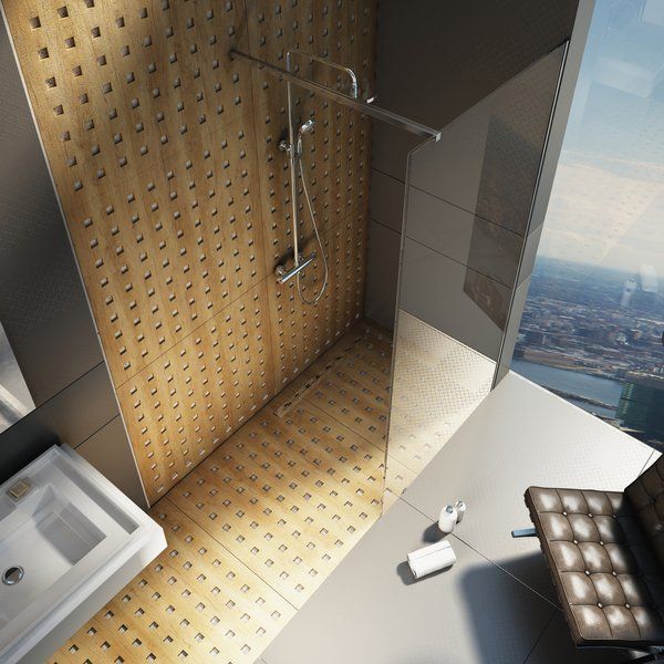 Душова кабіна Walk-In Wall Set Полірований алюмінь 120 Transparent Ravak GW9WG0C0SZ1 фото