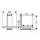 42605800 AXM UNIVERSAL Мильниця, Stainless Steel Optic 42605800 &ndash; фото 2