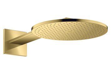 Верхній душ Axor 300 2jet P з тримачем, Polished Gold Optic (35303990) 35303990 фото