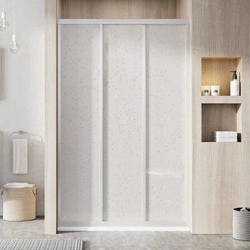 Душові двері трьохелементні ASDP3-100 1980 Pearl White RAVAK 00VA01R211 фото