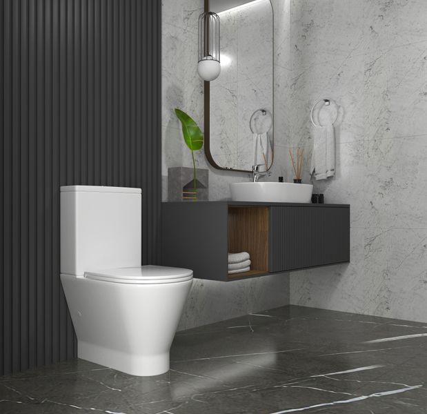 TWIST комплект : унітаз підлоговий з сидінням Soft-close + бачок 1878550199 фото