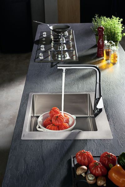 Кухонна мийка S711-F450 на стільницю 1x35d 550х500 Stainless Steel (43301800) 43301800 фото