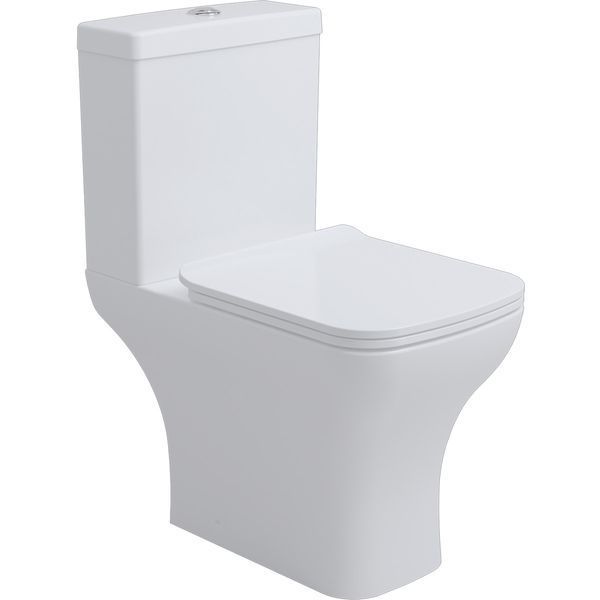 3590020 Basic Кришка soft-close до унітазу компакт, білий глянець 3590020 фото