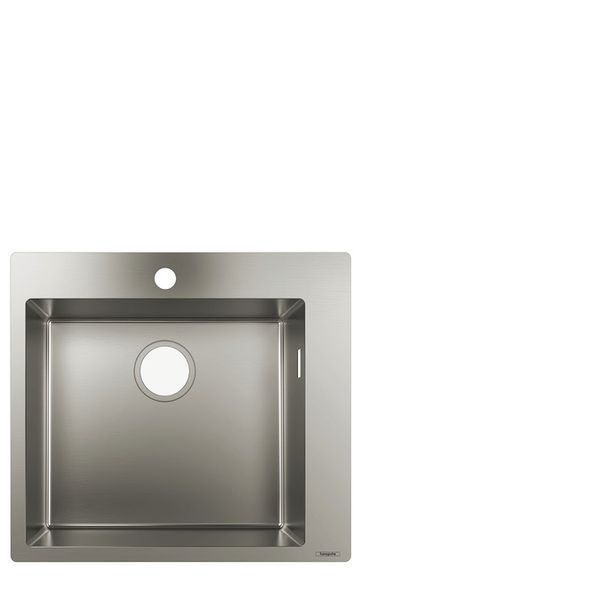 Кухонна мийка S711-F450 на стільницю 1x35d 550х500 Stainless Steel (43301800) 43301800 фото