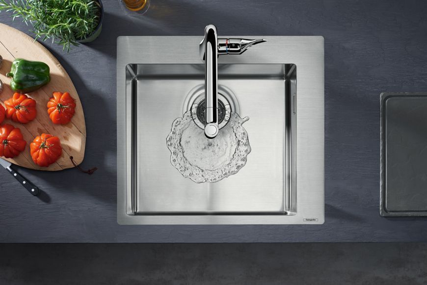 Кухонна мийка S711-F450 на стільницю 1x35d 550х500 Stainless Steel (43301800) 43301800 фото