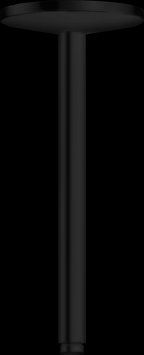 Кронштейн для верхнього душу стельовий Axor One 280 1jet 300 мм Matt Black (48495670) 48495670 фото