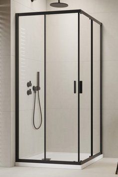 Душова кабіна Alienta С Black 90x90 10239090-54-01 RADAWAY 10239090-54-01 фото
