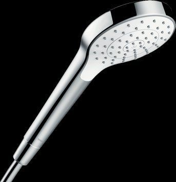 Ручний душ Croma Select S 110 1jet EcoSmart, 7л/хв, White/Chrome (26806400) 26806400 фото