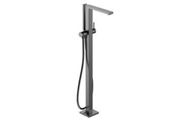 Змішувач Tecturis E для ванни підлоговий, Brushed Black Chrome (73445340) 73445340 фото