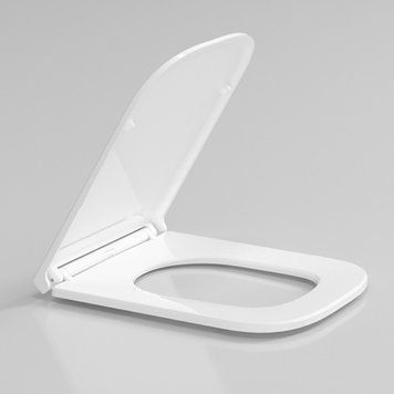 DGR0760111W Grid Кришка для унітазу з soft-close механізмом, білий глянець DGR0760111W фото