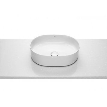 Раковина INSPIRA Round 50см, б/о, на стільницю+декоративна кришка A327520000 фото