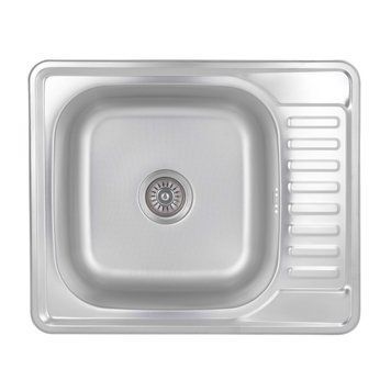 Кухонна мийка Brinex 5848 0,8 мм Micro Decor (BRIN5848MDEC08) SD00054090 фото