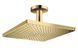 Верхній душ Raindance Select E 300 1jet Air EcoSmart з тримачем до стелі, Polished Gold Optic (26251990) 26251990 &ndash; фото 1