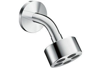 Верхній душ Axor One 75 1jet EcoSmart зі стіновим кронштейном, Chrome (48490000) 48490000 фото