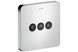 Запірно-перемикаючий вентиль AXOR ShowerSelect Softcube на 3 функції, Chrome (36773000) 36773000 &ndash; фото 1