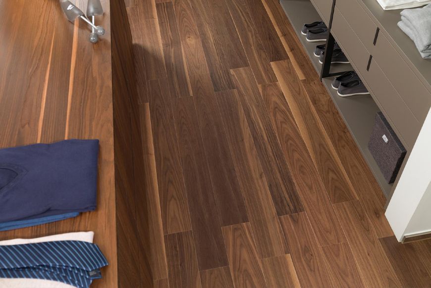 G265 TORTONA 1L WALNUT 120x14,5x1,4 (паркетна дошка) 100238599 фото