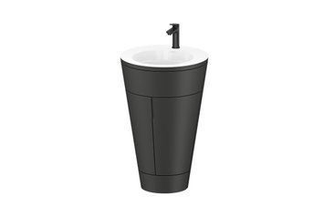 STARCK 1 Тумба з умивальником 56х86,4x60,5 см Graphite Satin Matt (S19513OBD580000) S19513OBD580010 фото