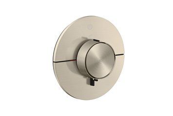 Термостат прихованого монтажу AXOR ShowerSelect ID Round на 1 функцію, Brushed Nickel (36756820) 36756820 фото