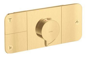 Термостат для 3-х споживачів Axor One, Brushed Gold Optic 45713250 45713250 фото