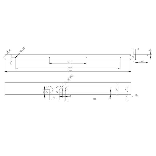 8053140W ART Полиця для аксесуарів 120, білий матовий 8053140W фото