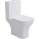 3590021 BASIC Унітаз-компакт обідковий з кришкою soft-close, білий глянець 3590021 &ndash; фото 1