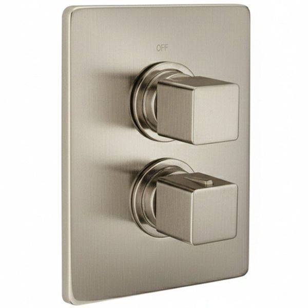 CU018100.2F CUBIC Зовнішня частина термостата для душу, Brushed Nickel CU018100.2F фото