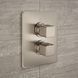 CU018100.2F CUBIC Зовнішня частина термостата для душу, Brushed Nickel CU018100.2F &ndash; фото 1