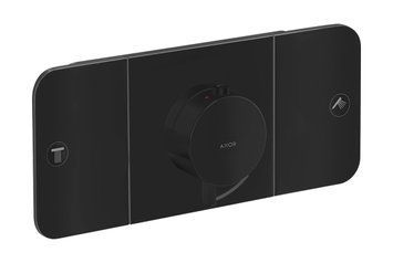 Термостат для 2-х споживачів Axor One прихованого монтажу, Matt Black (45712670) 45712670 фото