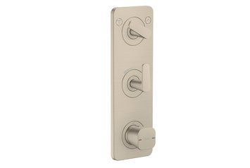 Термостат Axor Citterio C 380/120 для 2-х споживачів, Brushed Nickel (49700820) 49700820 фото