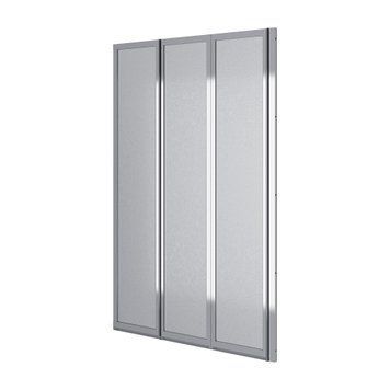Шторка на ванну трьохелементна Style 1000х1500мм (right) chrome, скло 4мм grape 1625181704 фото