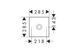 Умивальник Axor Suite 285x285 мм, Matt Black 42002670 42002670 &ndash; фото 2