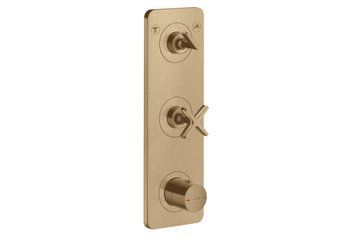 Термостат Axor Citterio E 380/120 для 2-х споживачів, Brushed Bronze 36703140 36703140 фото
