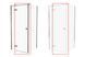 Душові двері KALIBRA 120x195 скло clear ACTIVE SHIELD 6мм KAL-S0001-120U &ndash; фото 1