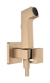 HANSGROHE E гігієнічний душ 1jet EcoSmart, зі шлангом 1,25 м та тримачем, шліфованна бронза 29233140 фото