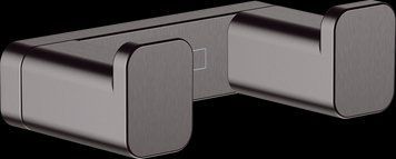 AddStoris Гачок подвійний 3.6 х1.6 x 6.6 см, Brushed Black Chrome (41755340) 41755340 фото