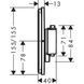 Термостат прихованого монтажу ShowerSelect Comfort Q на 2 функції, Matt Black (15583670) 15583670 &ndash; фото 4