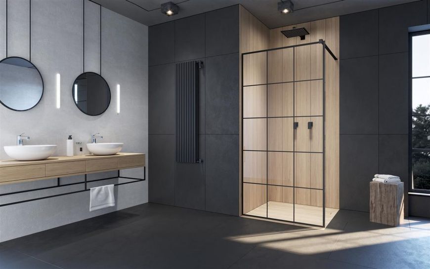 Душова стінка Modo New Black II 115 Factory RADAWAY 389115-54-55 фото