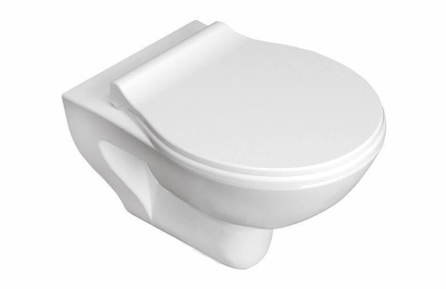 NETKA Rimless унітаз підвісний 53*36*37см, сидіння Duroplast Slim slow-closing с065048 фото