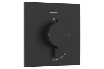 Термостат прихованого монтажу Ecostat Comfort E на 1 функцію, Matt Black (33710670) 33710670 фото