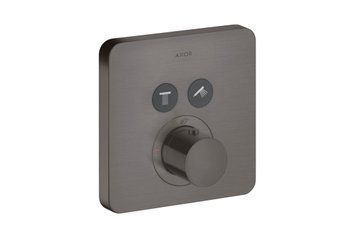 Термостат для 2-х споживачів Axor ShowerSelect прихований монтаж Brushed Black Chrome 36707340 36707340 фото